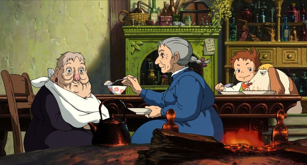 Sophie nourrit la sorcière des Landes