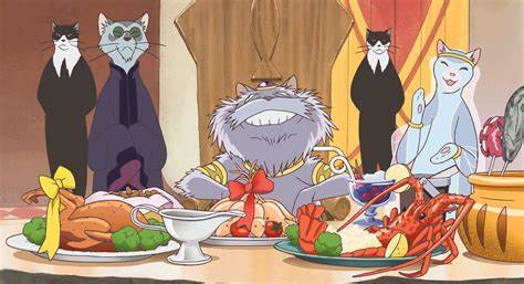 Le roi et ses conseillers au banquet