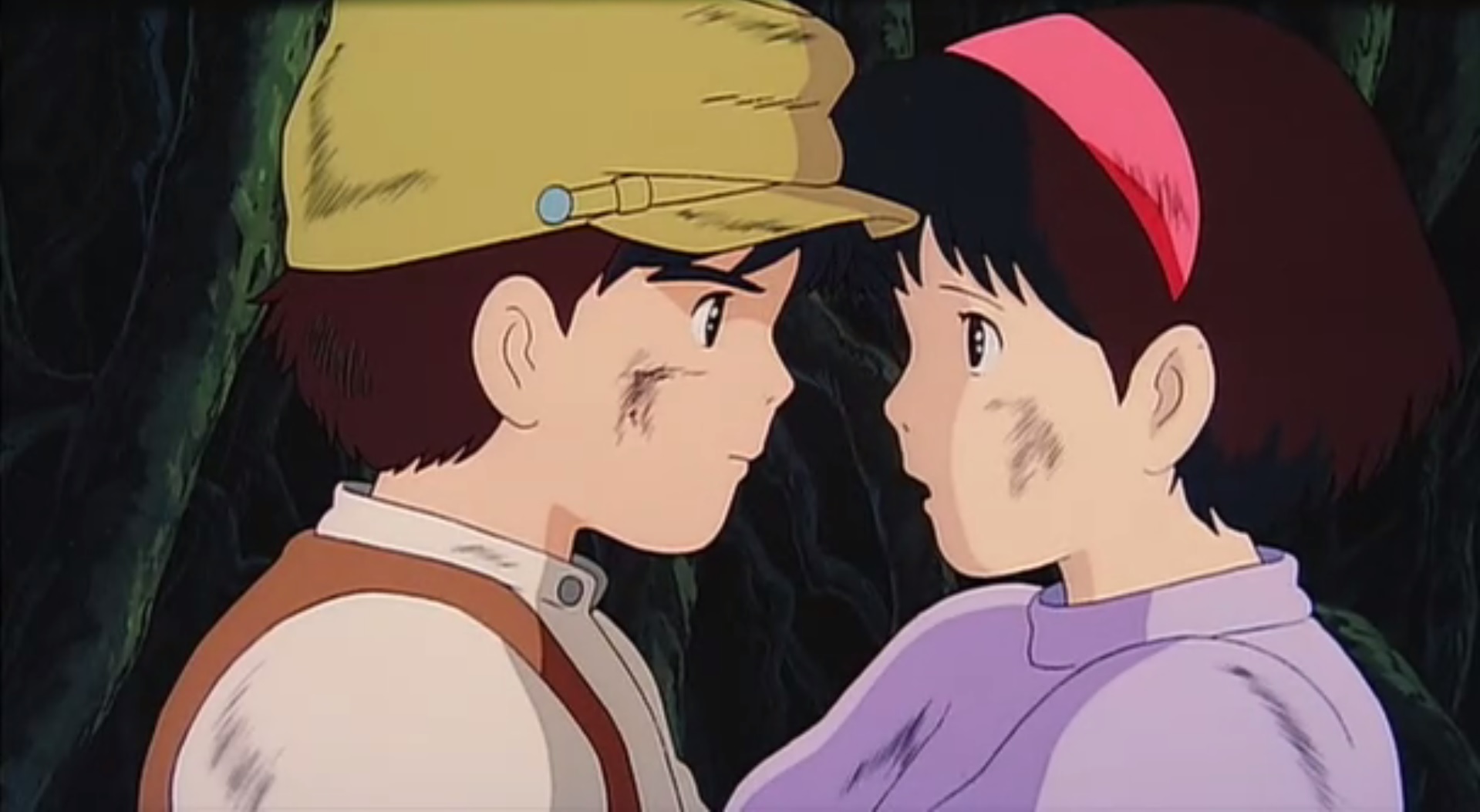 Sheeta et Pazu récitent la formule interdite