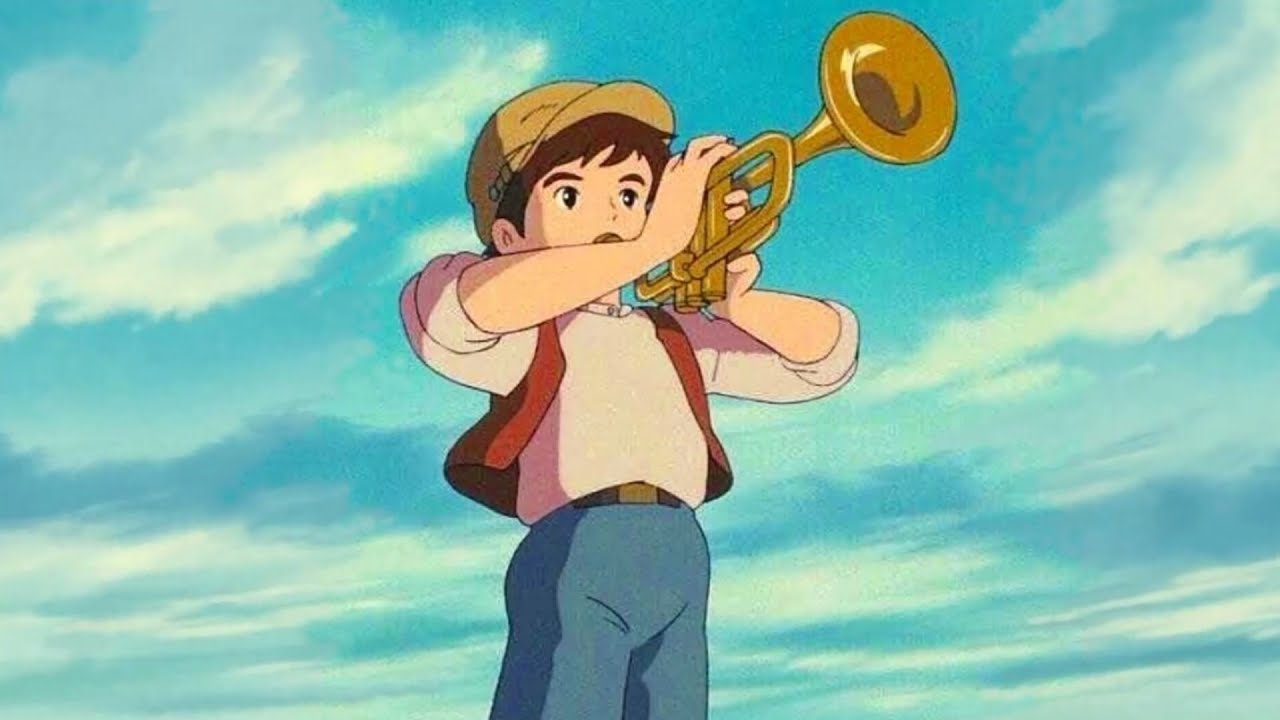 Pazu et sa trompette